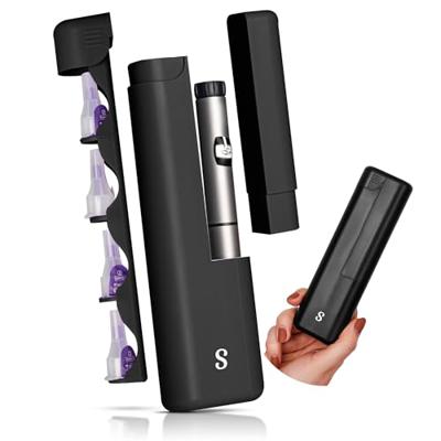 STRAWBERRY & CO Insulin Cooler Travel Case - Built-in Sharps Dispenser & Temperature-Control Organizer- TSA Approved Diabetic Pen Storage for Ozempic,