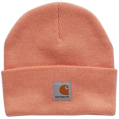 Carhartt Kids Knit Beanie Watch Hat, Peach Amber, Toddler