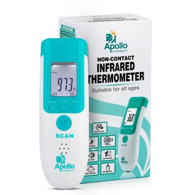 Buy Apollo Pharmacy Non-Contact Infrared Thermometer, 1 Count | 19 Minutes Delivery | Apollo Pharmacy