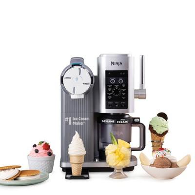 Ninja CREAMi Scoop & Swirl Ice Cream and Soft Serve Maker 13 One-Touch Programs NC701 Gray : Target