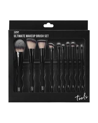 OXX Cosmetics 10 Piece Ultimate Makeup Brush Set - Kmart