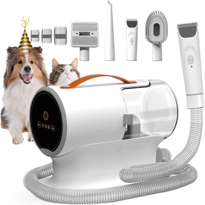 Amazon.com: FIXR Dog Grooming Vacuum Kit with Clippers, 12000Pa Strong Suction, 2L Large Dust Cup, Low Noise <50dB, 5-in-1 Pet Hair Trimmer for Dogs C