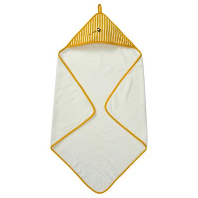 GRÖNFINK baby towel with hood, yellow, 80x80 cm (31x31) - IKEA CA