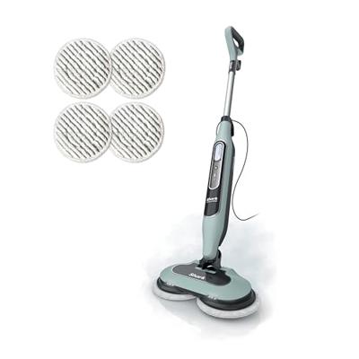 Shark Steam & Scrub Steam Mop, All-in-One Scrubbing and Sanitizing Hard Floor Cleaner, LED Headlights, 4 Dirt Grip Soft Scrub Pads Included, XL Water