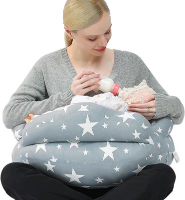 Chilling Home Nursing Pillow, Breastfeeding Pillow Maternity Pillow Pregnancy Pillow for Sleeping with Cotton Cover, Adjustable Waist Strap and Safety