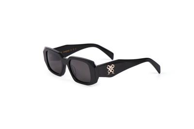 Black rectangular Sunglasses