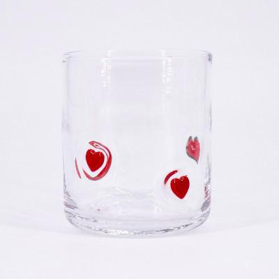Madison Home 16 fl oz Icon Glass Finally Red Hearts : Target
