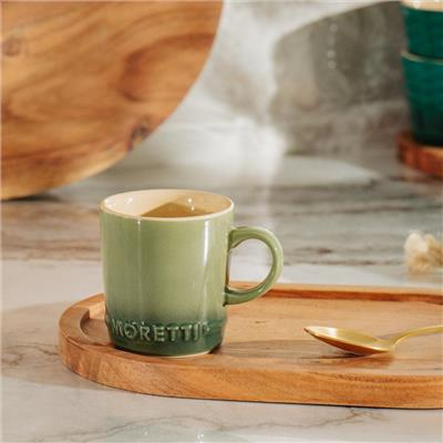 Moretti Casa Stoneware Espresso Mug Forest