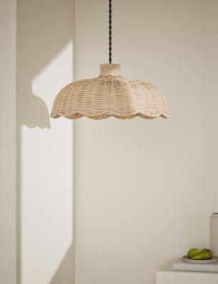 Scallop Rattan Shade | M&S | M&S