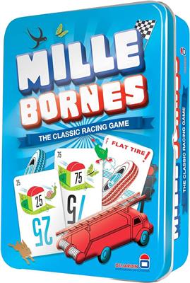 Asmodee Mille Bornes Classic Racing Card Game - Fast-Paced Family Strategy Game for Ages 7 , 2-6 Players, 20 Minute Playtime : Toys & Games