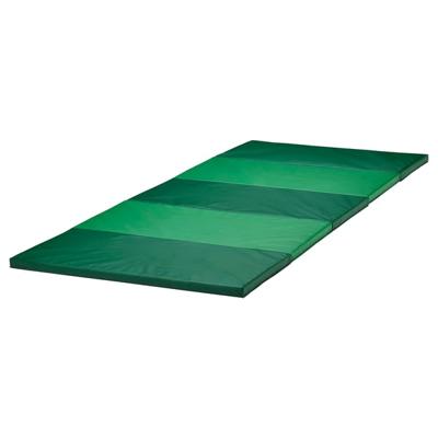 PLUFSIG folding gym mat, green, 78x185 cm (303/4x727/8)  - IKEA CA