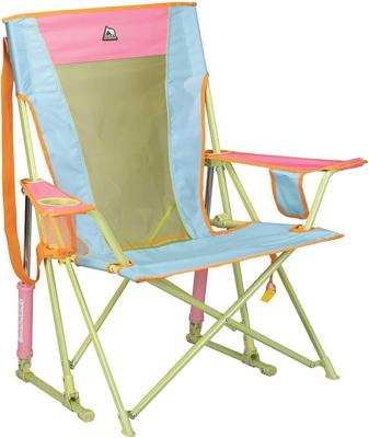 Amazon.com : GCI Outdoor Comfort Pro Rocker Camping Chair | Portable Folding Rocking Chair with Durable Armrests & Drink Holder — Sweet Tea : Sports &