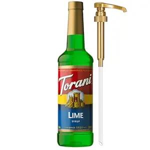Amazon.com : Torani Lime Syrup for Drinks, Flavoring for Iced Tea, Limeade, and Sodas, Pump Included, 25.4 Oz : Grocery & Gourmet Food