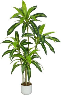 mcc direct Artificial Agave Tree, 120cm Tall Large Decorative Artificial Plant with Plastic Planter and Artificial Moss for House Bedroom Office Garde