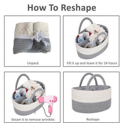 Cotton Rope Diaper Caddy Storage Basket | Shop Today. Get it Tomorrow! | takealot.com