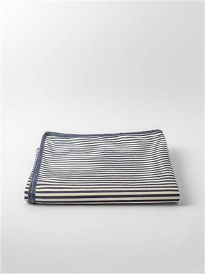 Nautical Stripe Picnic Blanket Navy 140cm | Bash