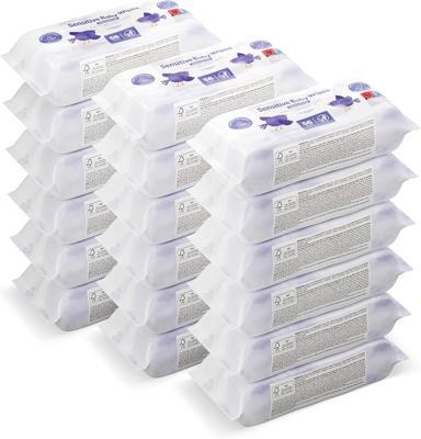 by Amazon Sensitive Baby Wipes 1008 Wipes, Unscented, 18 Pack of 56, (Previously a Mama Bear brand, same product) : Amazon.co.uk: Baby Products