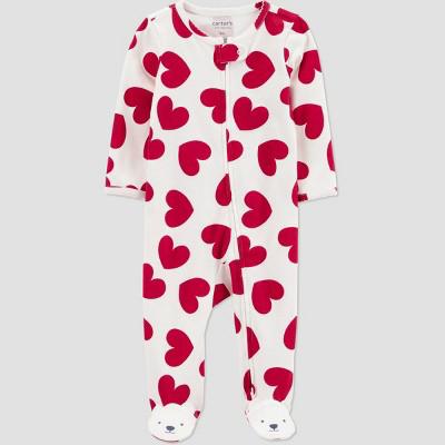 Carters Just One You® Baby Valentines Day Heart Sleep N Play - Cream Newborn : Target