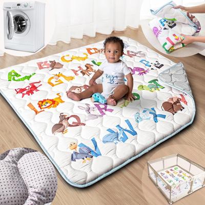 Beavtaens Baby Play Mat for Floor, Fits 50x50 Inch Playpen, Super Soft, Non-Slip Backing, Machine Washable - Walmart.com