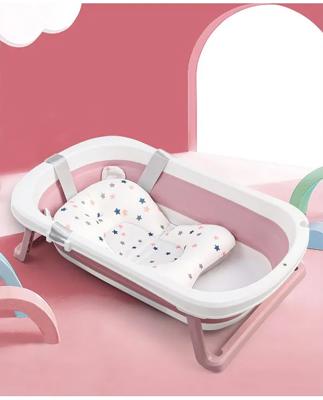 Babyhug Foldable Bathtub with Printed Cushion - Pink Online in India, Buy at Best Price from Firstcry.com - 9714850