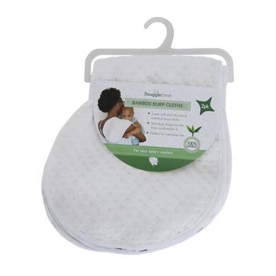 Snuggletime bamboo burp cloths 2pk cream 229