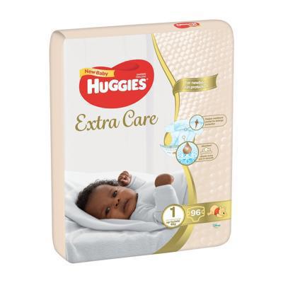 Huggies extra care diapers size 1 96s 290