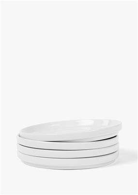 Hamilton Stacked Porcelain Side Plates 4 Piece Set | Woolworths.co.za