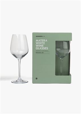 Matera Lead-Free White Wine Glasses 4 Pack | Woolworths.co.za