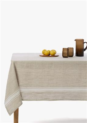 Striped Loft Linen Tablecloth 230x180 cm | Woolworths.co.za
