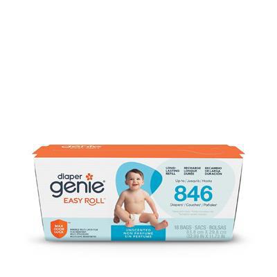 Diaper Genie Easy Roll Refill, Unscented, Odour Control - Walmart.ca