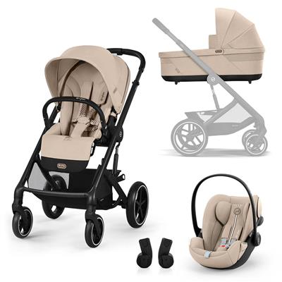 CYBEX Balios S Lux Plus Travel System with Cloud G - Almond Beige