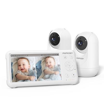 Momcozy Video Baby Monitor, 1080P 5 HD Baby Monitor with Camera and Audio, Infrared Night Vision, 5000mAh Battery, 2-Way Audio, Wide-angle View Tempe