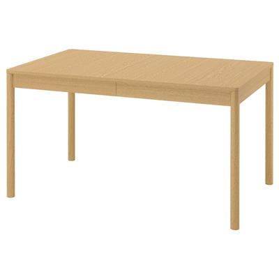 TONSTAD extendable table, oak veneer, 140/196x85 cm (551/8/771/8x331/2) - IKEA CA