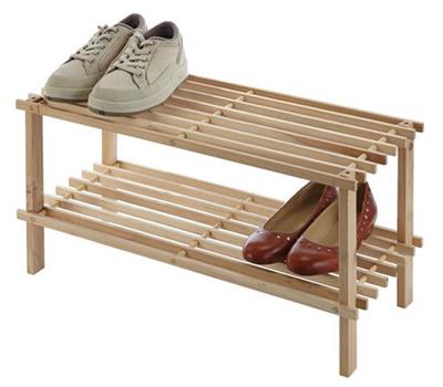 HOME COLLECTIONS Pine Shoe Rack, 26 x 63 x 29 cm | Canadian Tire