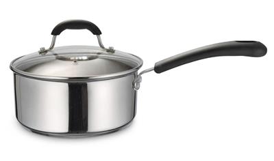 MASTER Chef 18/10 Stainless Steel Saucepan, Dishwasher Safe, 3-qt