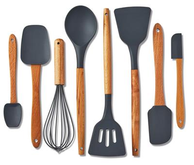 Master Chef Heat-Resistant Beechwood Cookware Set, 8-pc