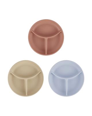 Silicone Suction Divided Plate - Assorted - Kmart