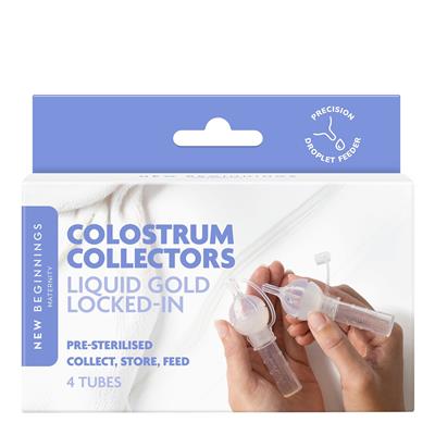New Beginnings Colostrum Collectors 4 tubes | Baby Bunting AU