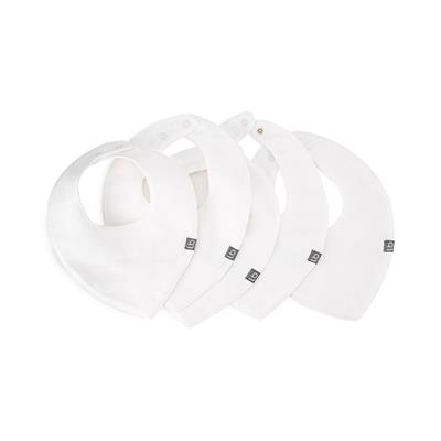 Little Bamboo Muslin Bibs 5 Pack Natural | Baby Bunting AU