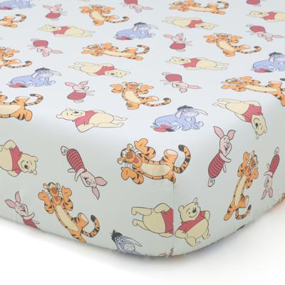 Disney Cot Fitted Sheet Winnie The Pooh | Baby Bunting AU