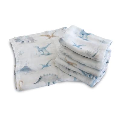 Bubba Blue 6 Pack Face Washers Bamboo Jurassic | Baby Bunting AU