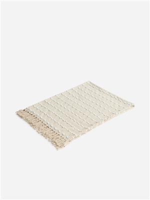 Jet Home Cotton White Throw | Bash