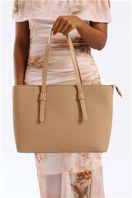 Ladies Gold Trim Shopper Bag - Black – Edgars