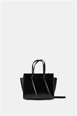 KNOTTED MINI CITY BAG - Black | ZARA South Africa