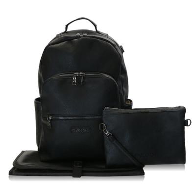 Backpack Pro Changing Bag - Black / Gunmetal – My Babiie