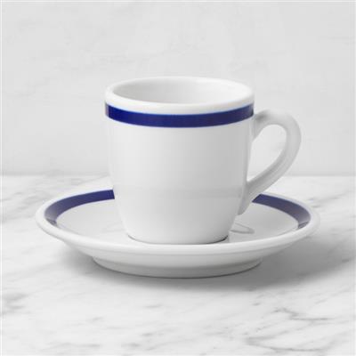 Brasserie Espresso Cups & Saucers, Set of 4 | Williams Sonoma