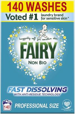 Fairy Non-Bio Powder Kind to Sensitive Skin Laundry, 140 Washes : Amazon.co.uk: Grocery