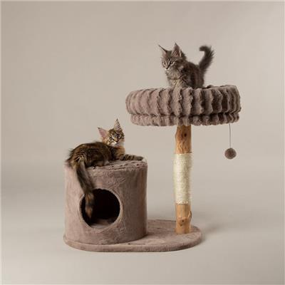 Himalayas Cat Scratcher | Cat Tower | Taupe Cat tree – petslovescruffs
