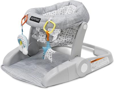 Amazon.com : Bright Starts Learn-to-Sit 2-Position Floor Seat (Heather Gray) – Sit Baby Up in This Adjustable Baby Activity Seat Appropriate for Ages