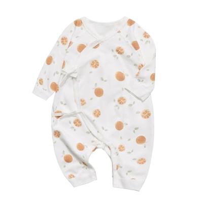 Cherie Kids 100% Organic Cotton Soft 0-6 Months Unisex Footless Newborn Baby Sleepers Pajamas Romper Boys Girls Long Sleeve